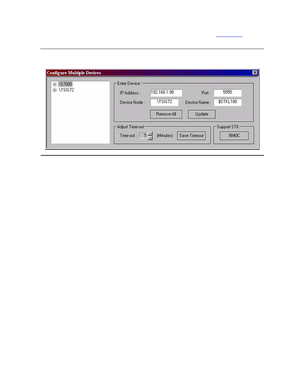 Figure 5-2, Configure multiple devices dialog box | HP NonStop G-Series User Manual | Page 77 / 230