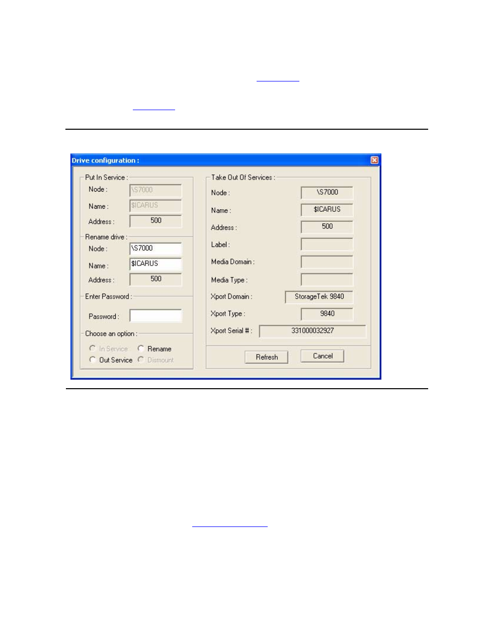 Figure 6-9, Drive configuration dialog box | HP NonStop G-Series User Manual | Page 97 / 230