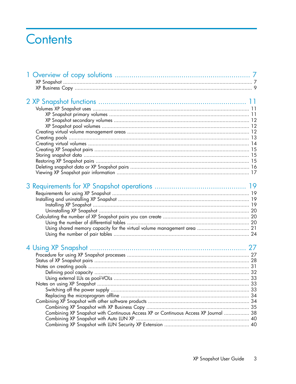 HP StorageWorks XP Remote Web Console Software User Manual | Page 3 / 84