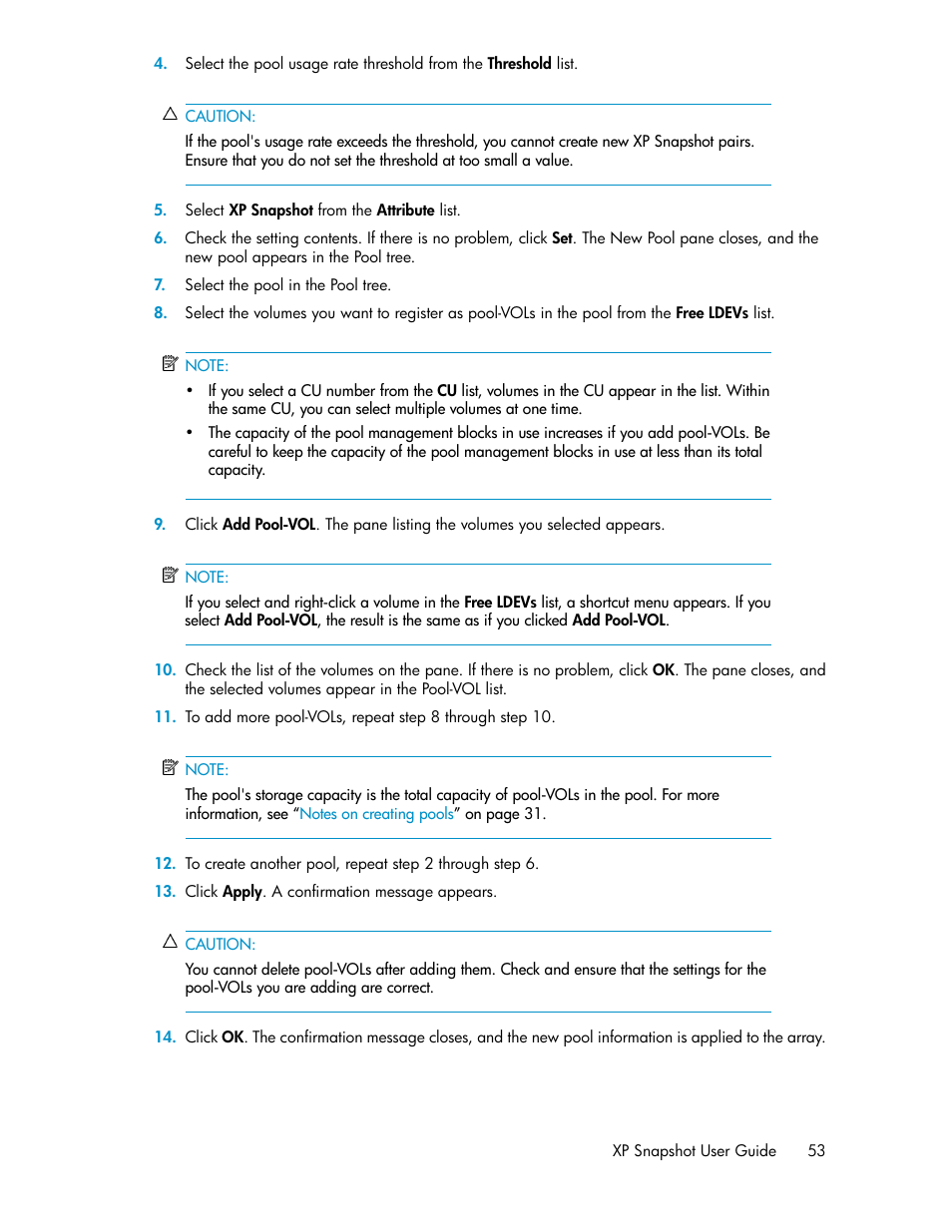 HP StorageWorks XP Remote Web Console Software User Manual | Page 53 / 84