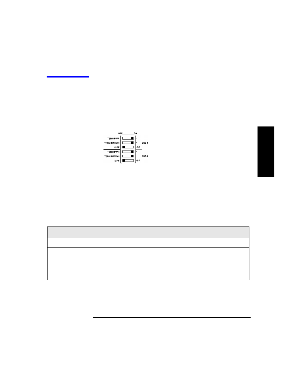 Step 5: set the scsi interface mode switch | HP Surestore 2.15 Tape Library User Manual | Page 33 / 114