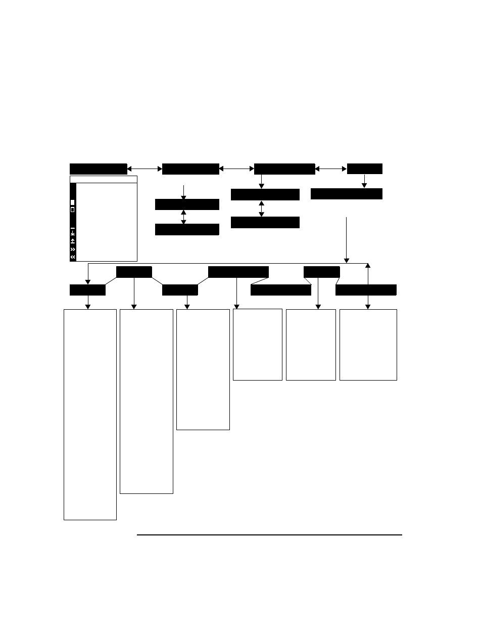 Control panel menu tree, Figure 4-2 control panel menu options | HP Surestore 2.15 Tape Library User Manual | Page 56 / 114