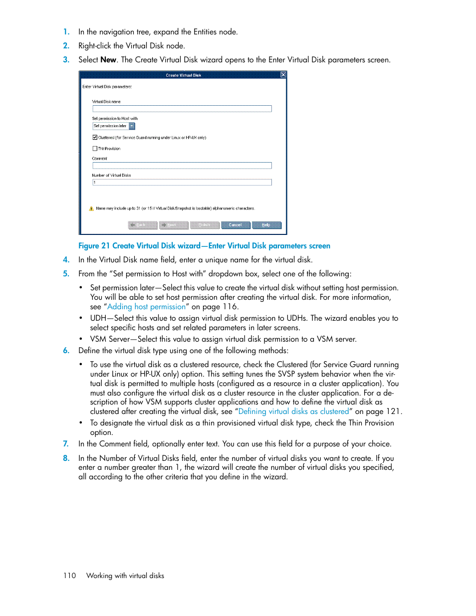 HP SAN Virtualization Services Platform User Manual | Page 110 / 382