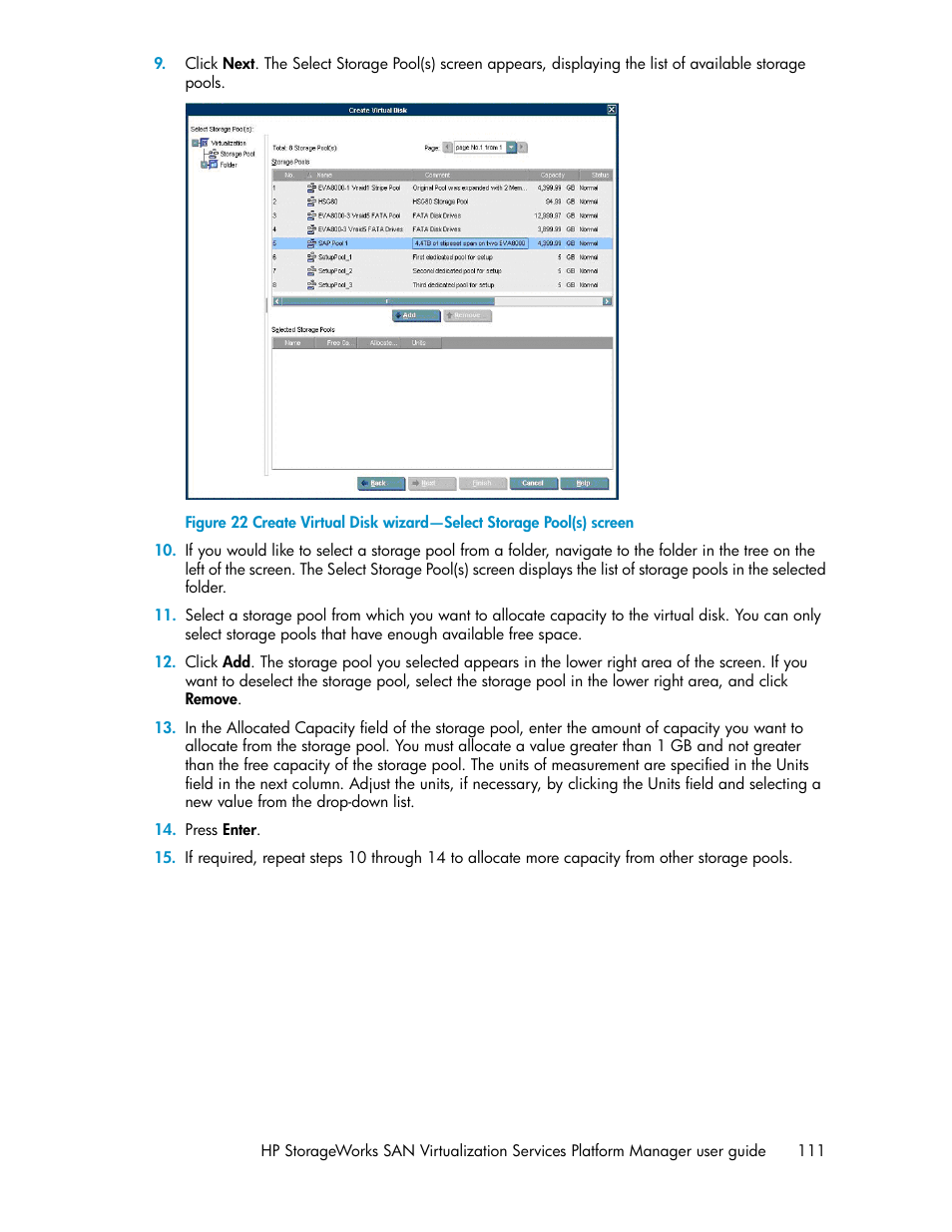 HP SAN Virtualization Services Platform User Manual | Page 111 / 382