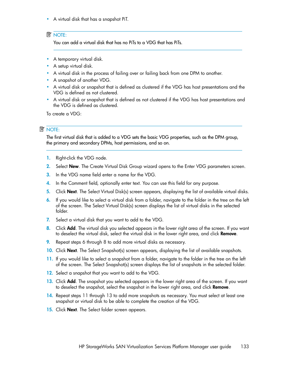 HP SAN Virtualization Services Platform User Manual | Page 133 / 382
