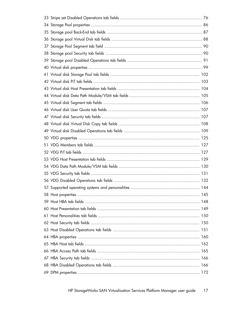HP SAN Virtualization Services Platform User Manual | Page 17 / 382