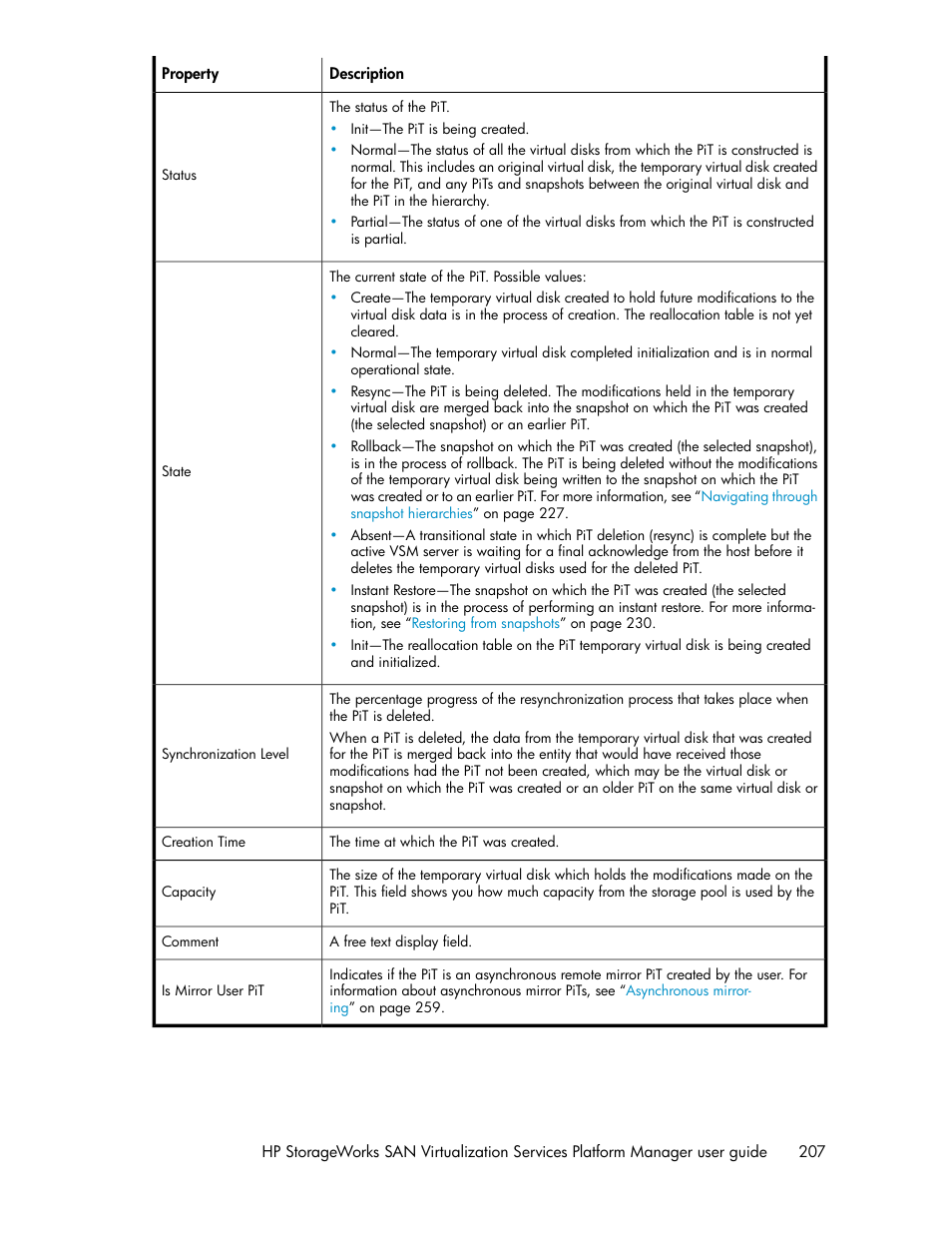 HP SAN Virtualization Services Platform User Manual | Page 207 / 382