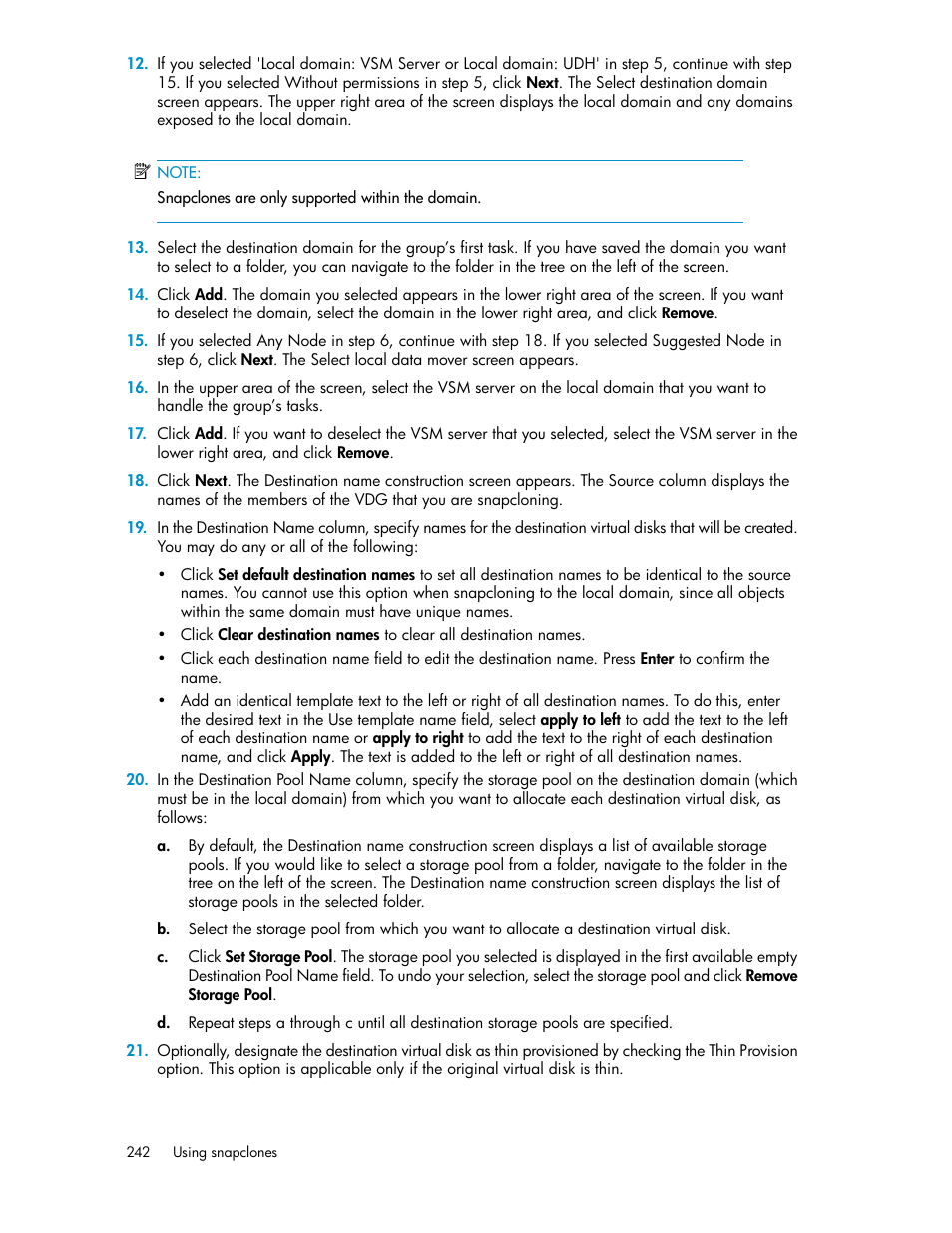 HP SAN Virtualization Services Platform User Manual | Page 242 / 382