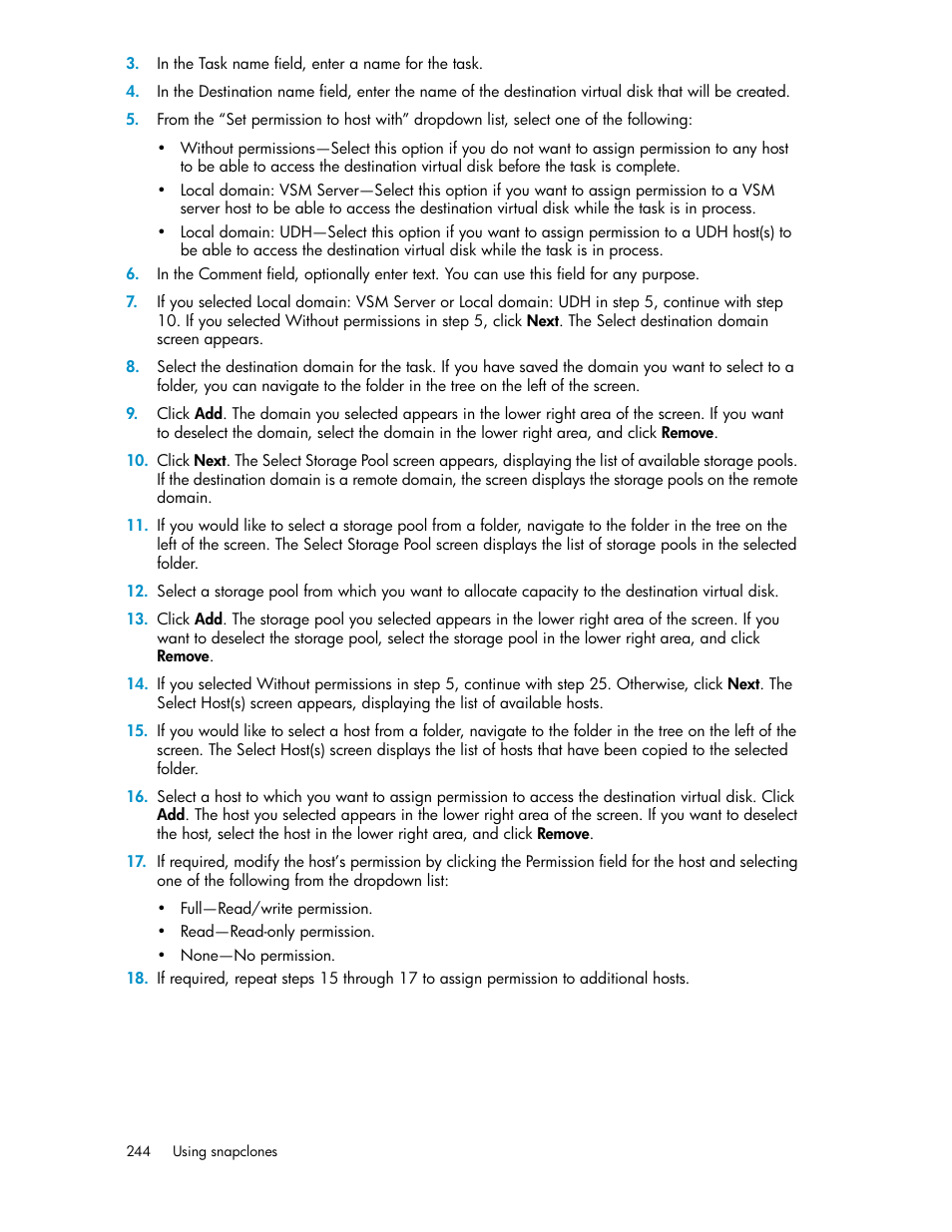 HP SAN Virtualization Services Platform User Manual | Page 244 / 382