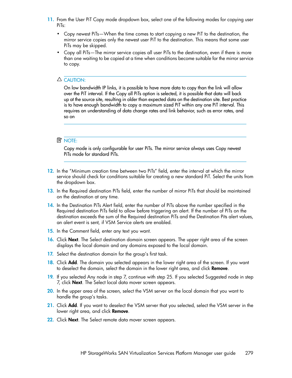 HP SAN Virtualization Services Platform User Manual | Page 279 / 382