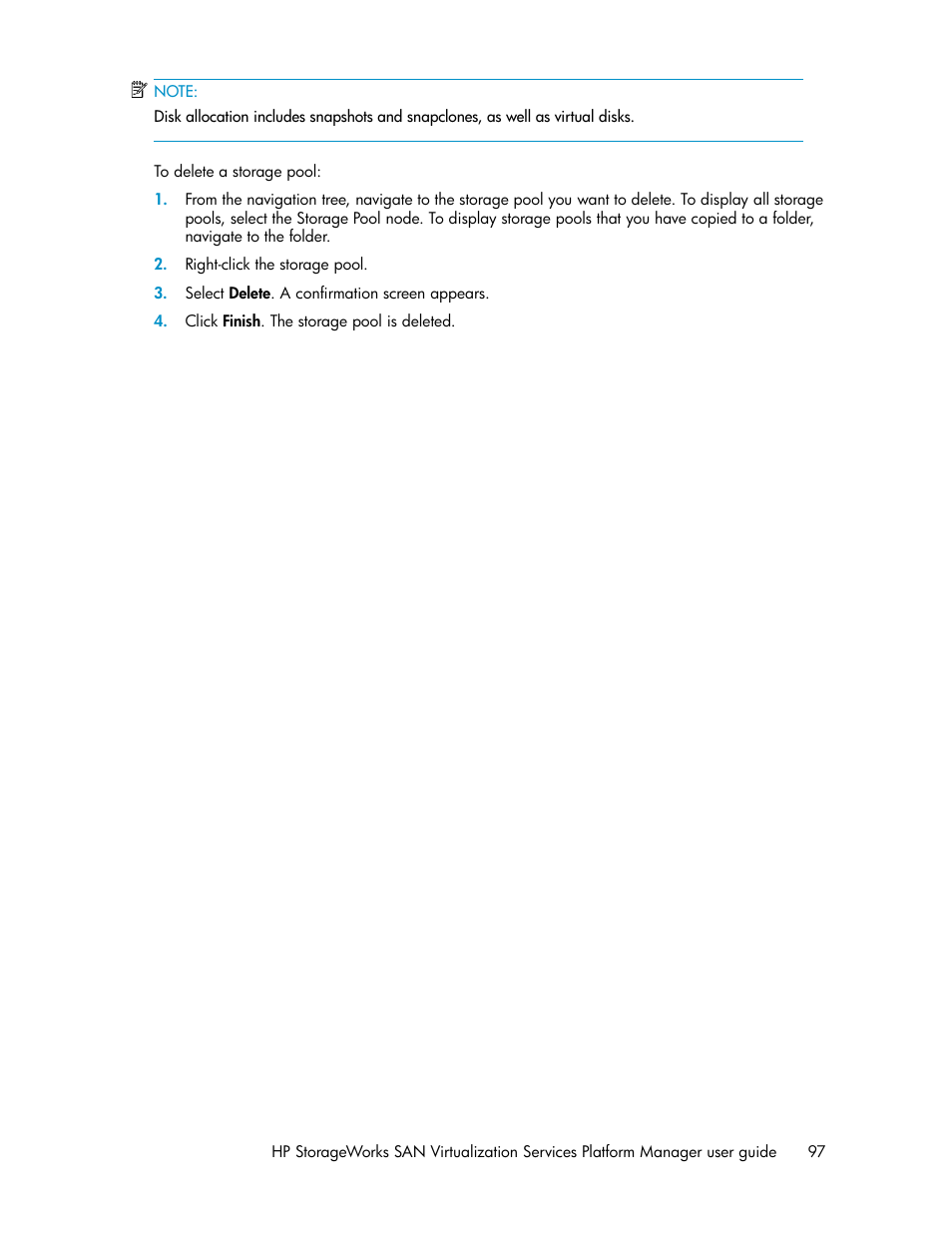 HP SAN Virtualization Services Platform User Manual | Page 97 / 382