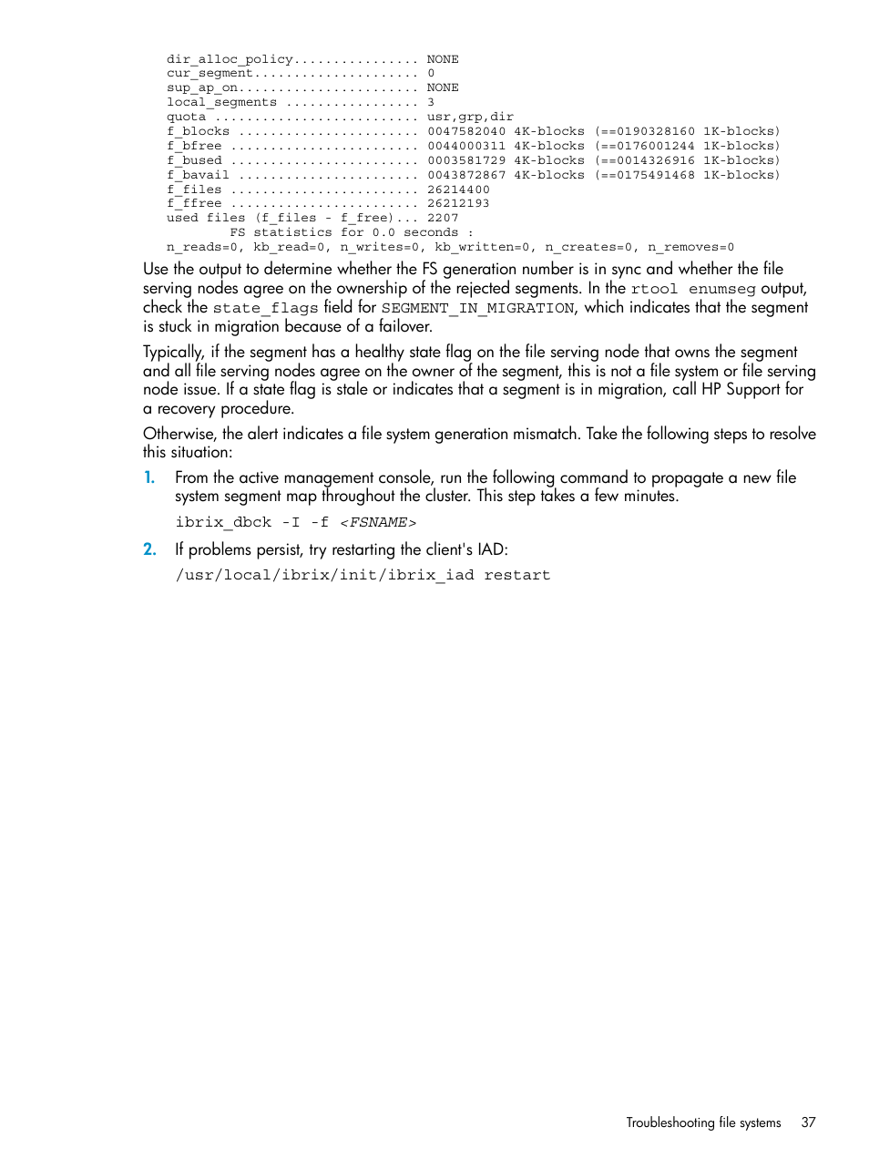 HP StoreAll Storage User Manual | Page 37 / 125