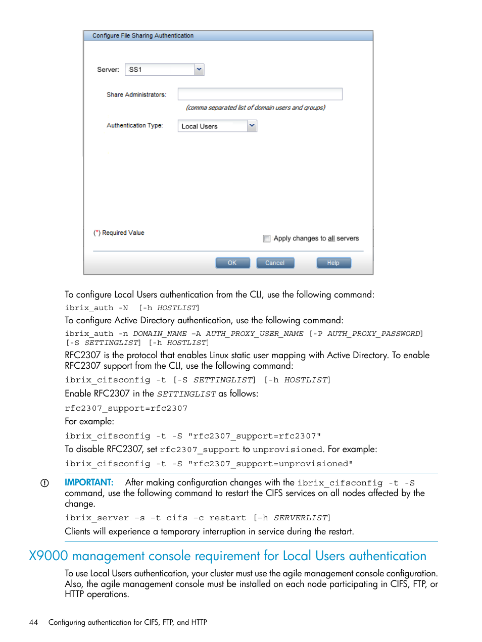 HP StoreAll Storage User Manual | Page 44 / 125