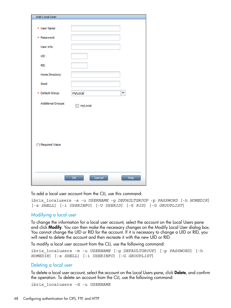 HP StoreAll Storage User Manual | Page 48 / 125