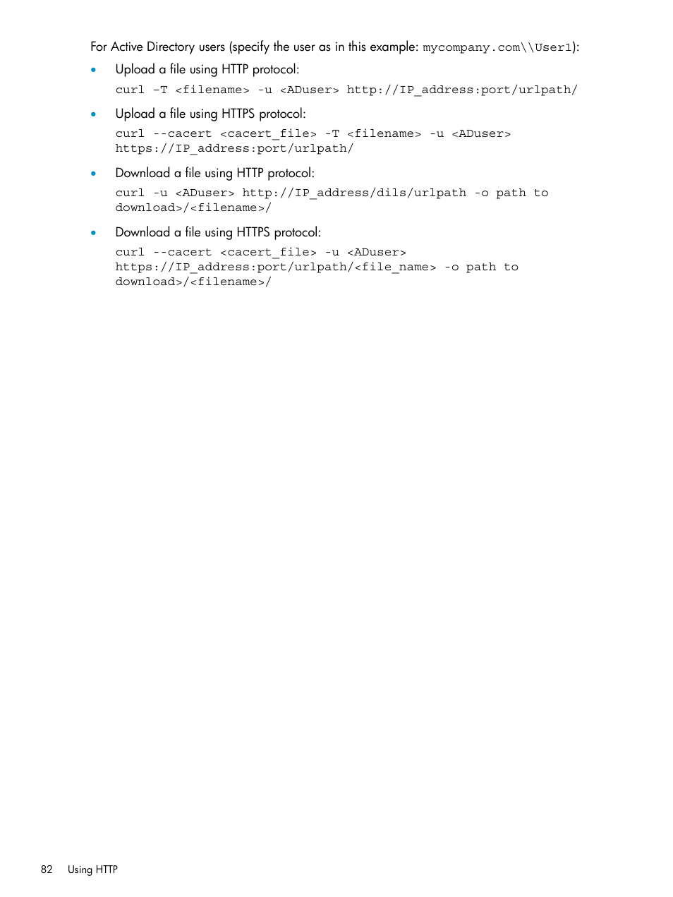 HP StoreAll Storage User Manual | Page 82 / 125