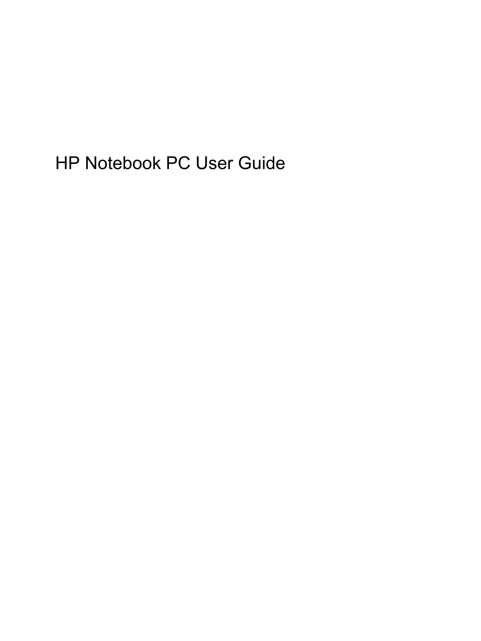 HP Pavilion dm1-1190ee Entertainment Notebook PC User Manual | 103 pages