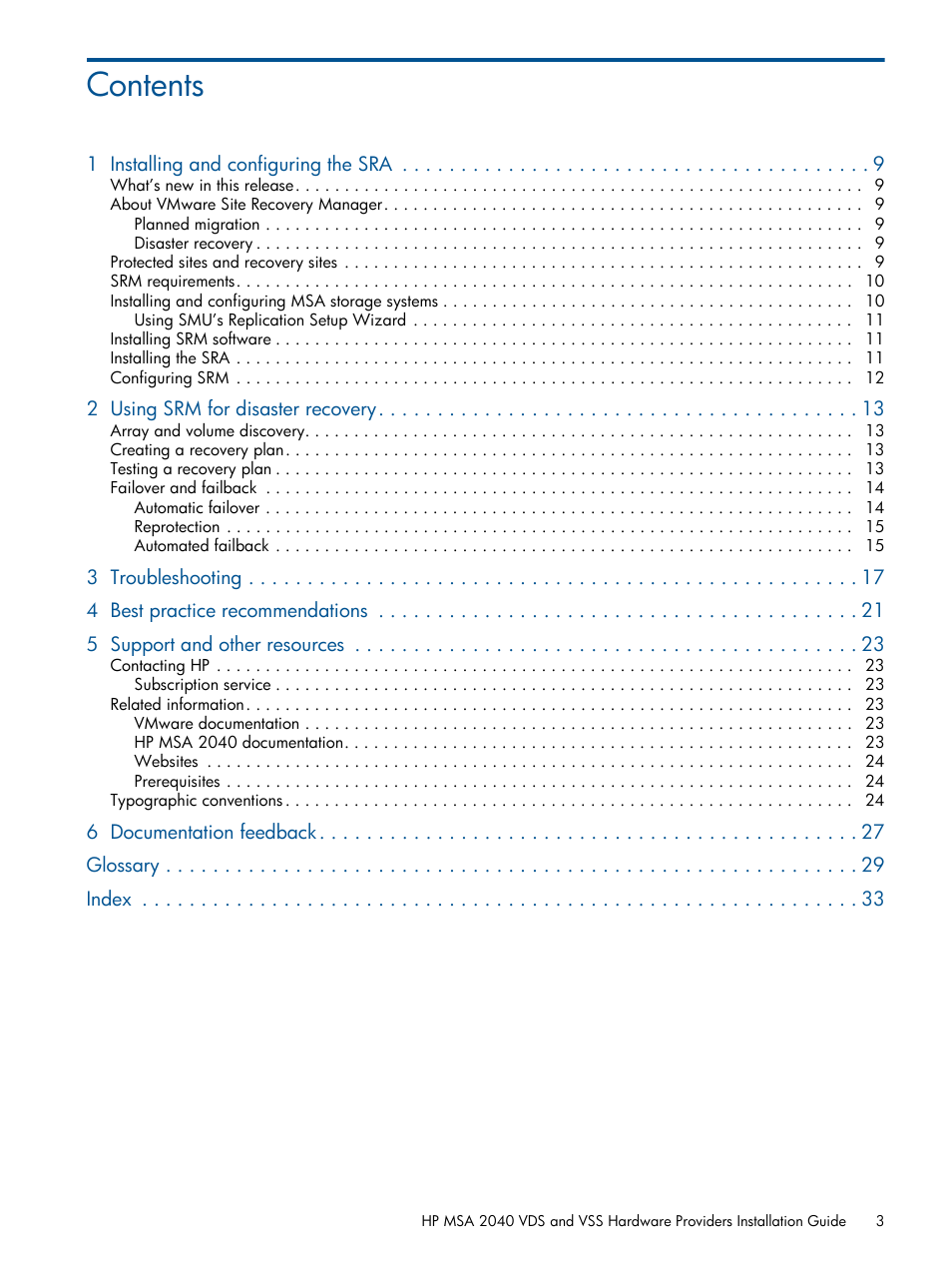 HP MSA 2040 SAN Storage User Manual | Page 3 / 34