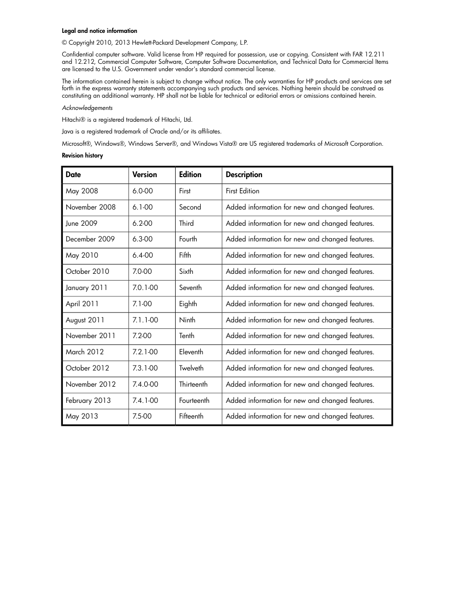 HP XP Command View Advanced Edition Software User Manual | Page 2 / 488