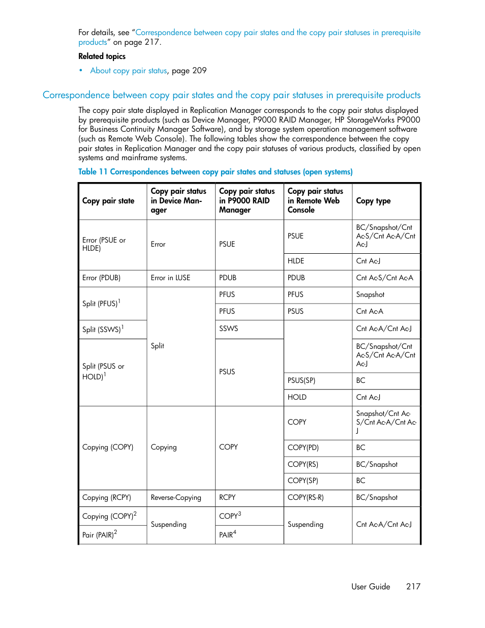 HP XP Command View Advanced Edition Software User Manual | Page 217 / 488