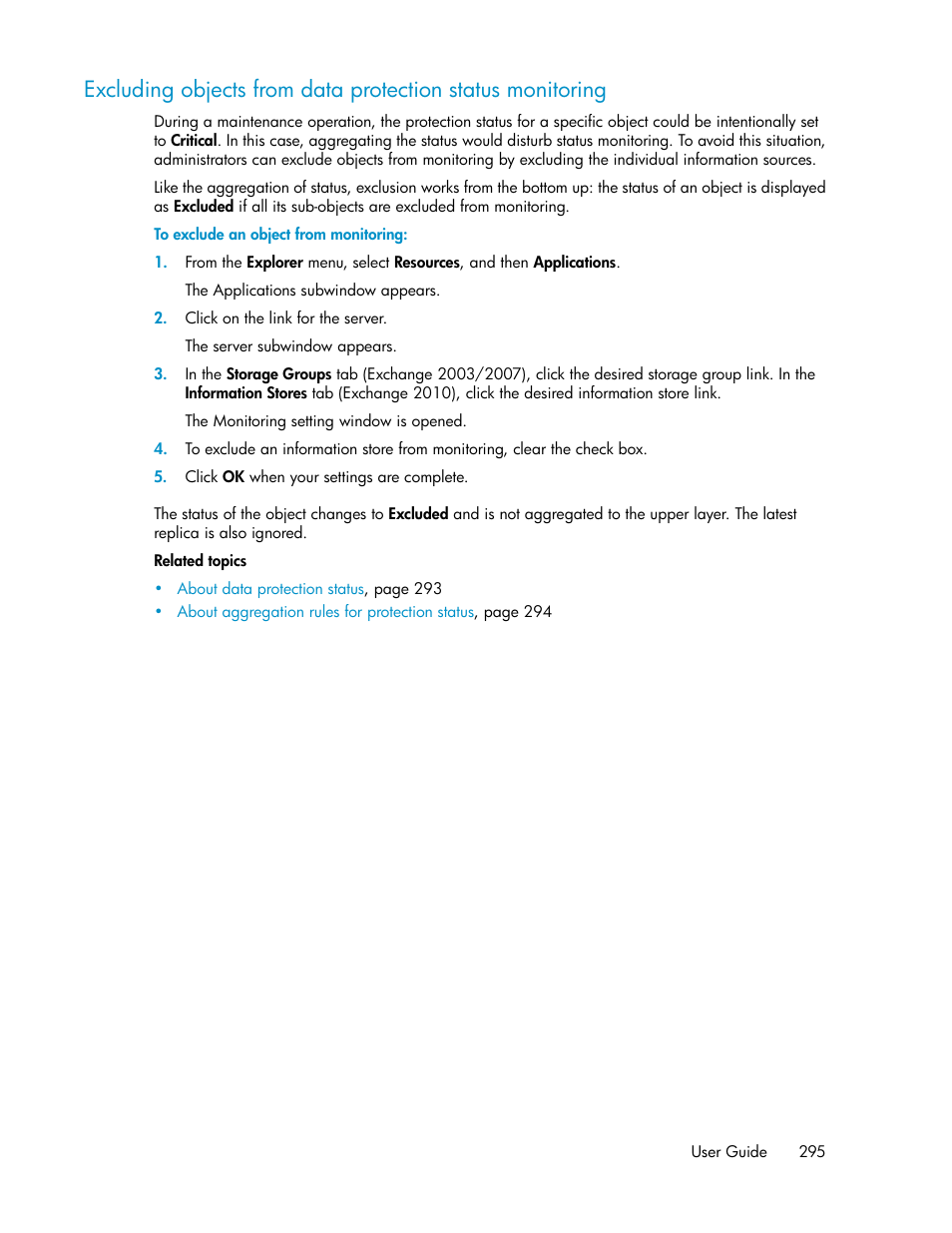 HP XP Command View Advanced Edition Software User Manual | Page 295 / 488