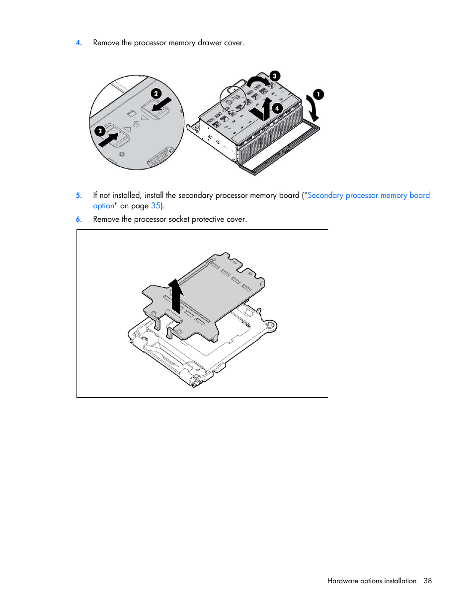 HP ProLiant DL585 G7 Server User Manual | Page 38 / 126