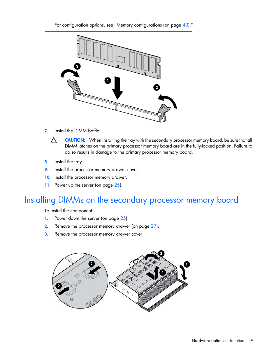 HP ProLiant DL585 G7 Server User Manual | Page 49 / 126