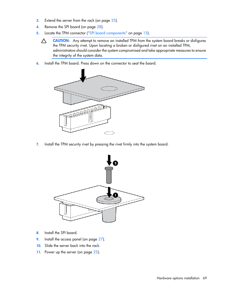 HP ProLiant DL585 G7 Server User Manual | Page 69 / 126