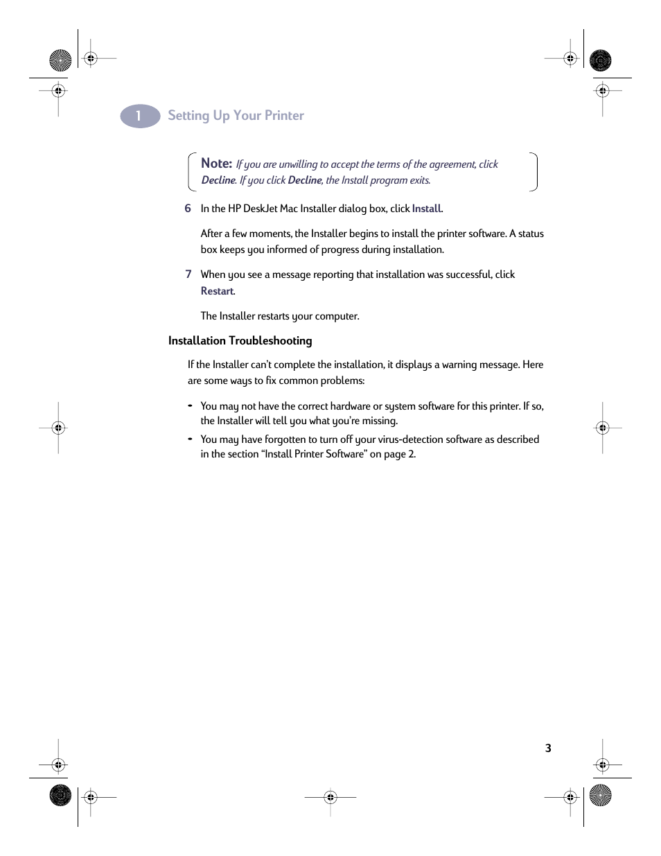 HP Deskjet 832c Printer User Manual | Page 10 / 98