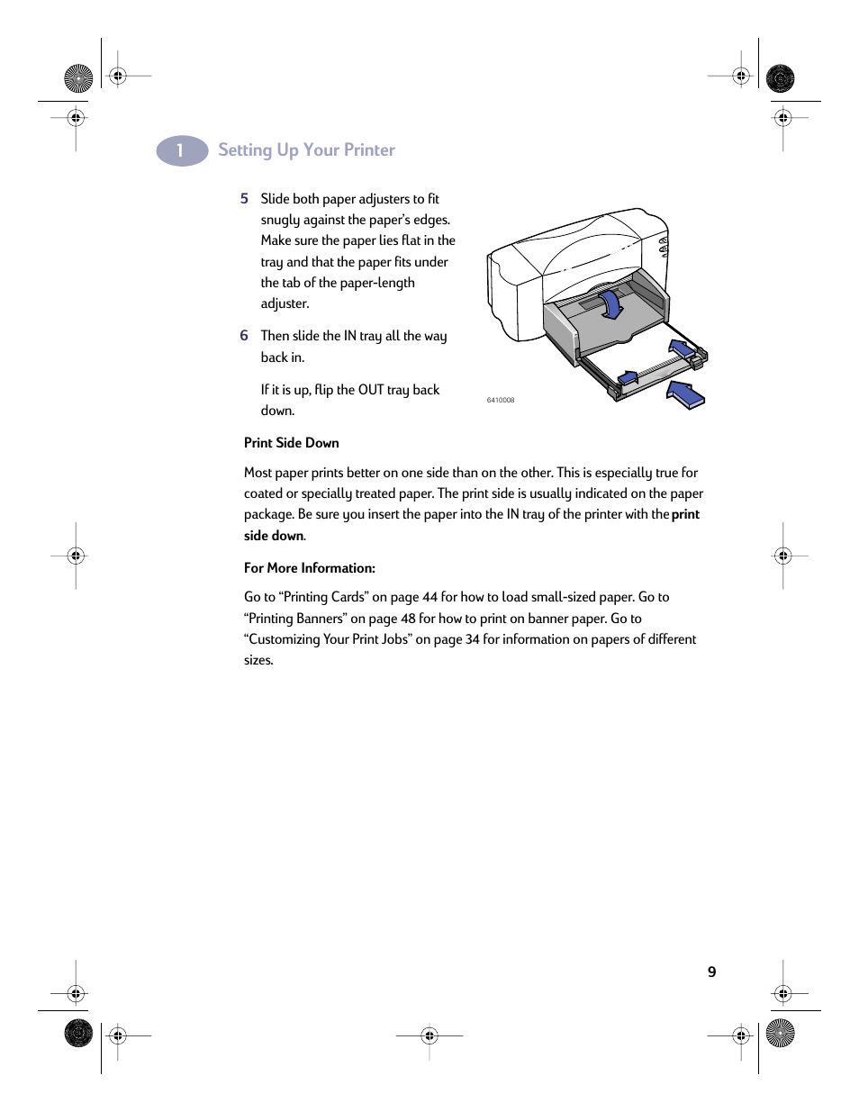 Setting up your printer | HP Deskjet 832c Printer User Manual | Page 16 / 98