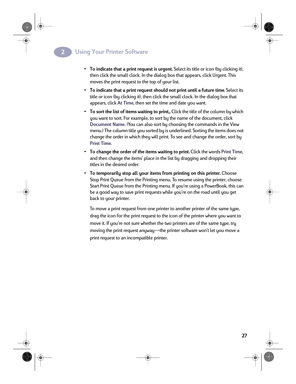 Using your printer software | HP Deskjet 832c Printer User Manual | Page 34 / 98
