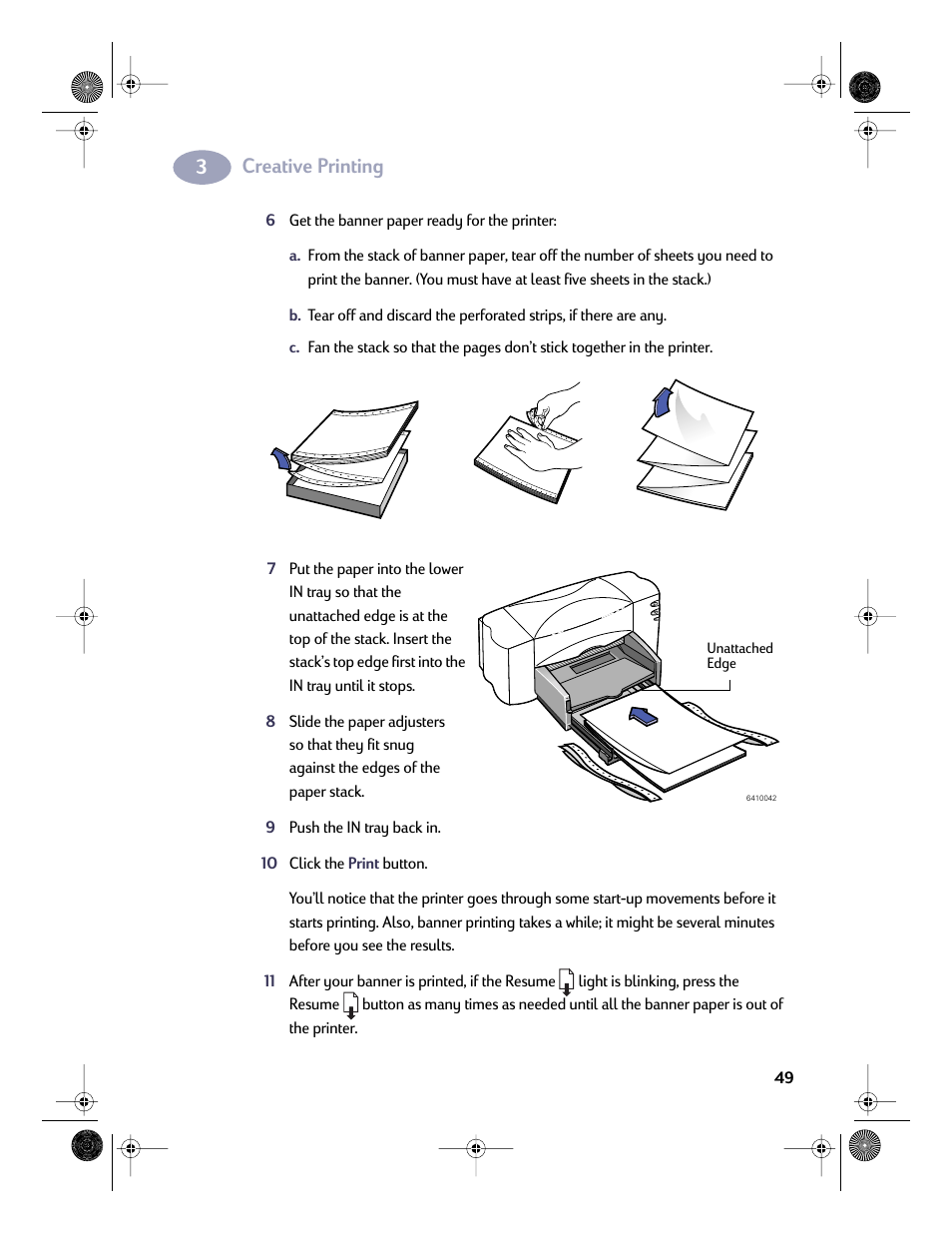 Creative printing | HP Deskjet 832c Printer User Manual | Page 56 / 98