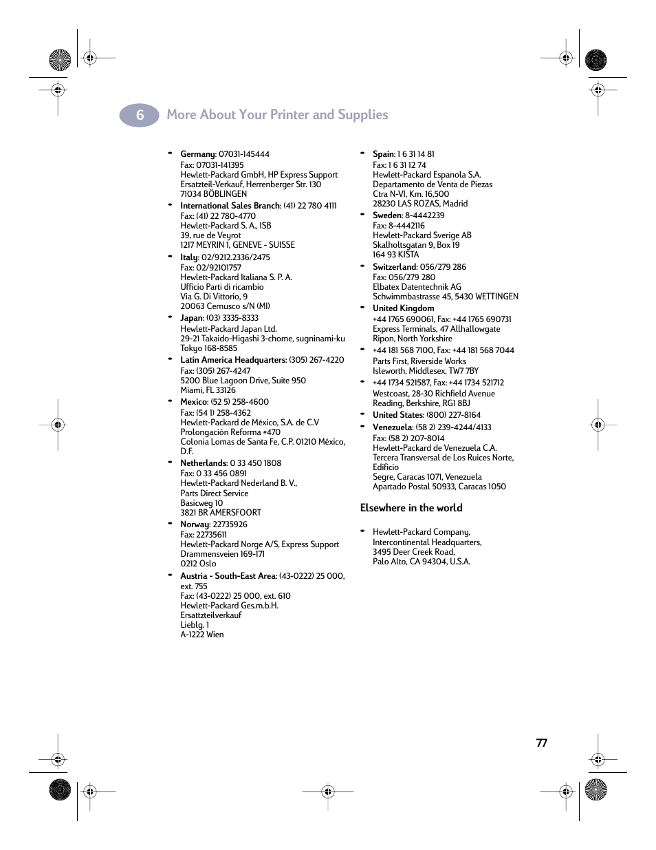 More about your printer and supplies | HP Deskjet 832c Printer User Manual | Page 84 / 98