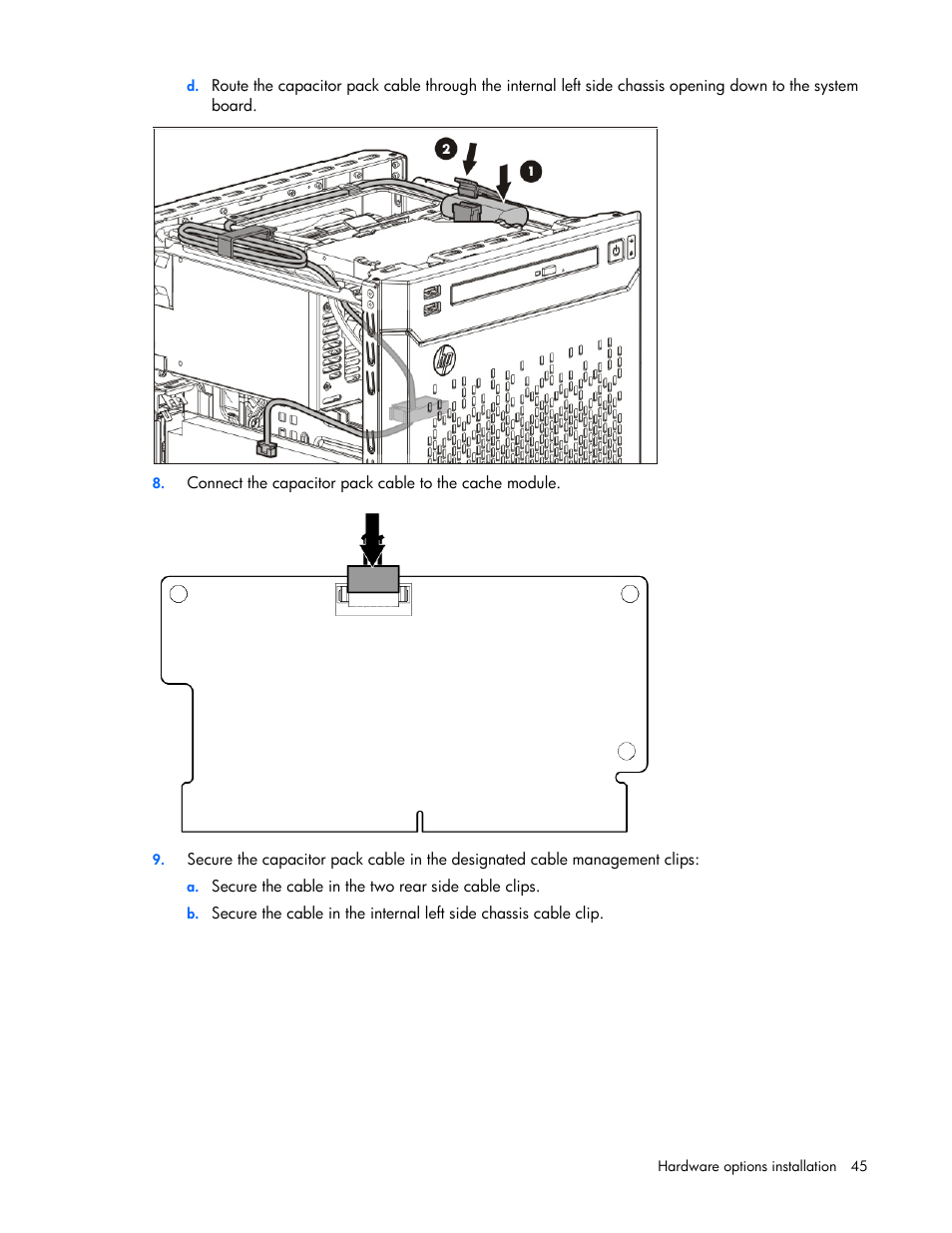 HP ProLiant MicroServer Gen8 User Manual | Page 45 / 95
