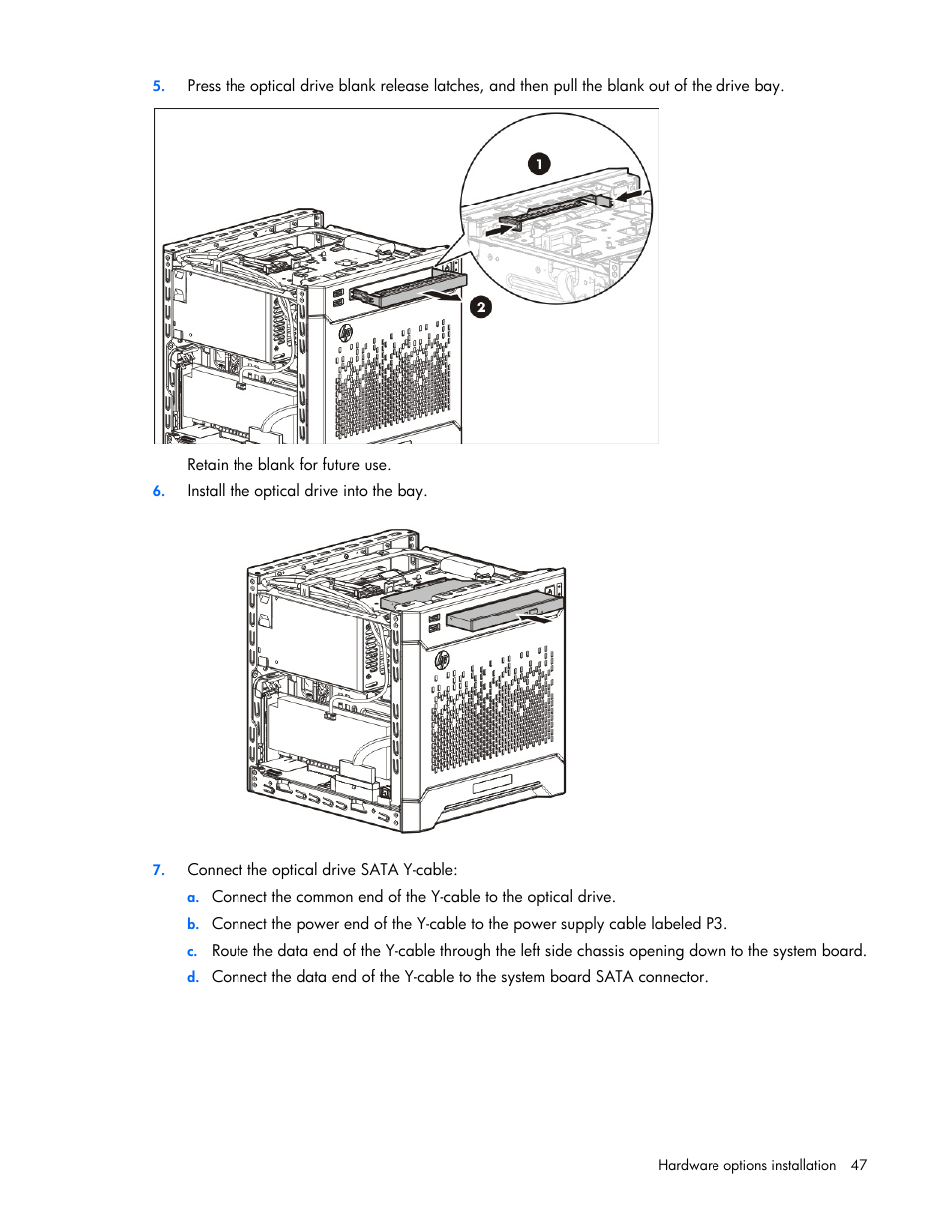 HP ProLiant MicroServer Gen8 User Manual | Page 47 / 95