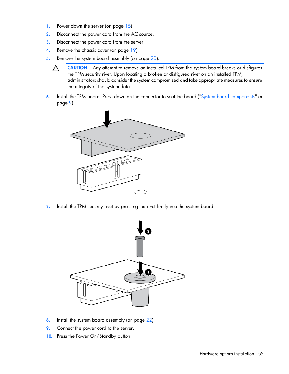 HP ProLiant MicroServer Gen8 User Manual | Page 55 / 95
