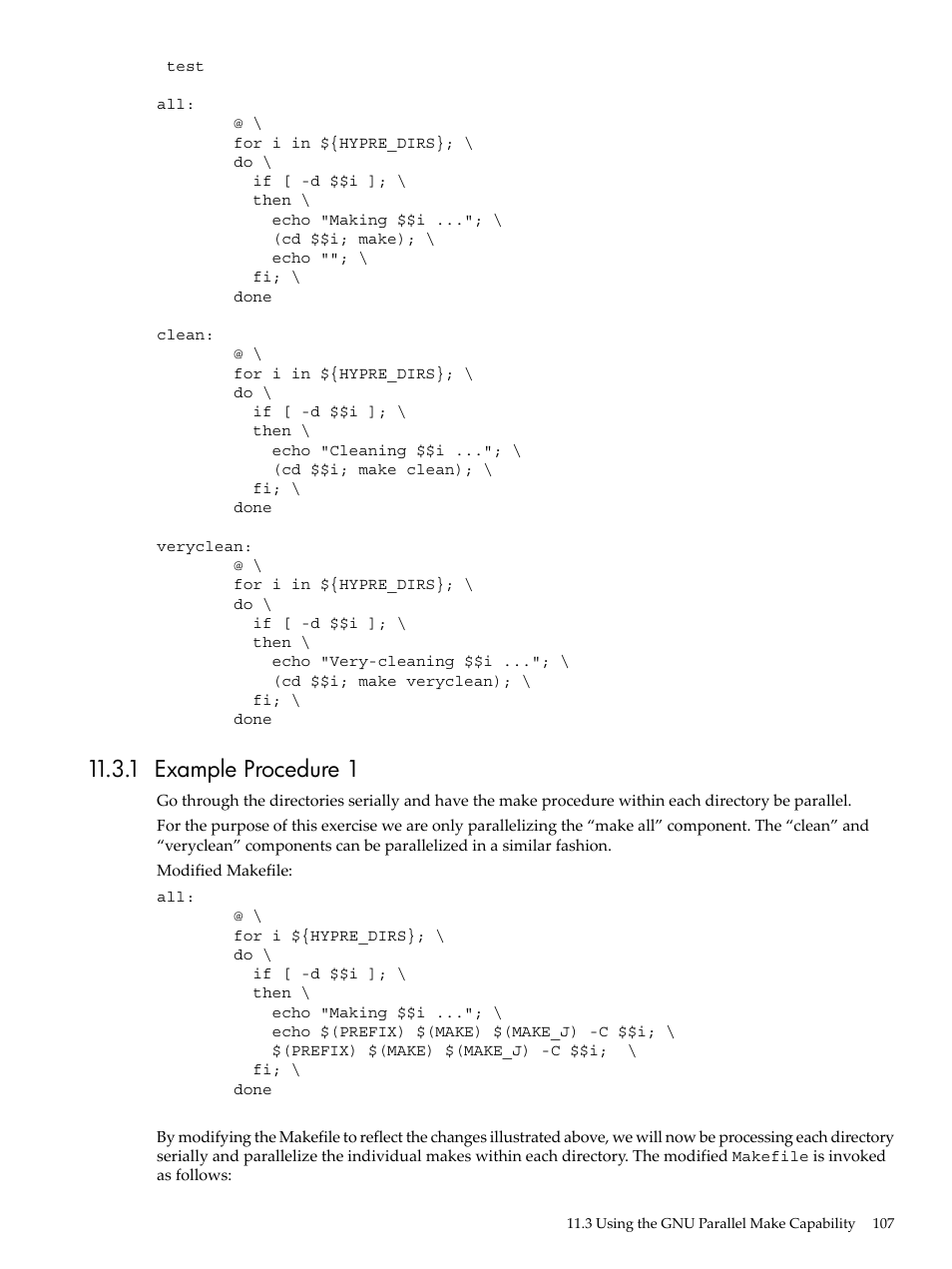 1 example procedure 1, Example procedure 1 | HP XC System 3.x Software User Manual | Page 107 / 133