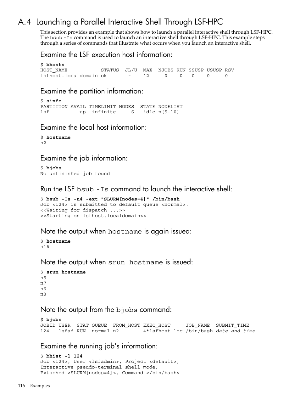 HP XC System 3.x Software User Manual | Page 116 / 133