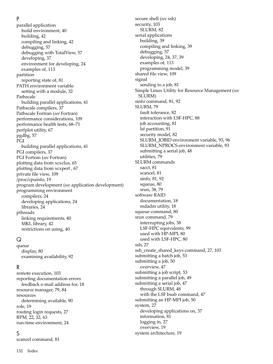 HP XC System 3.x Software User Manual | Page 132 / 133