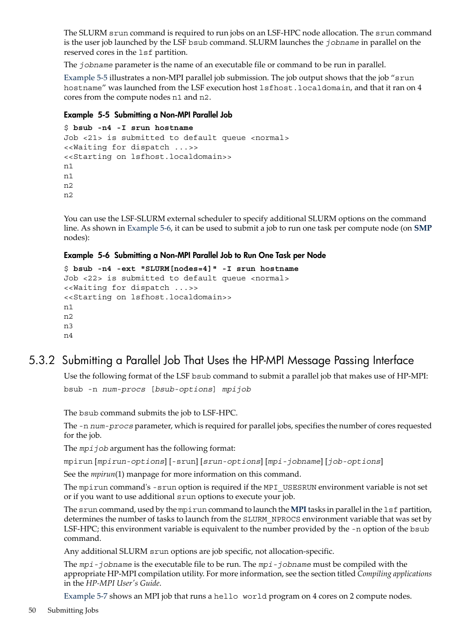 HP XC System 3.x Software User Manual | Page 50 / 133