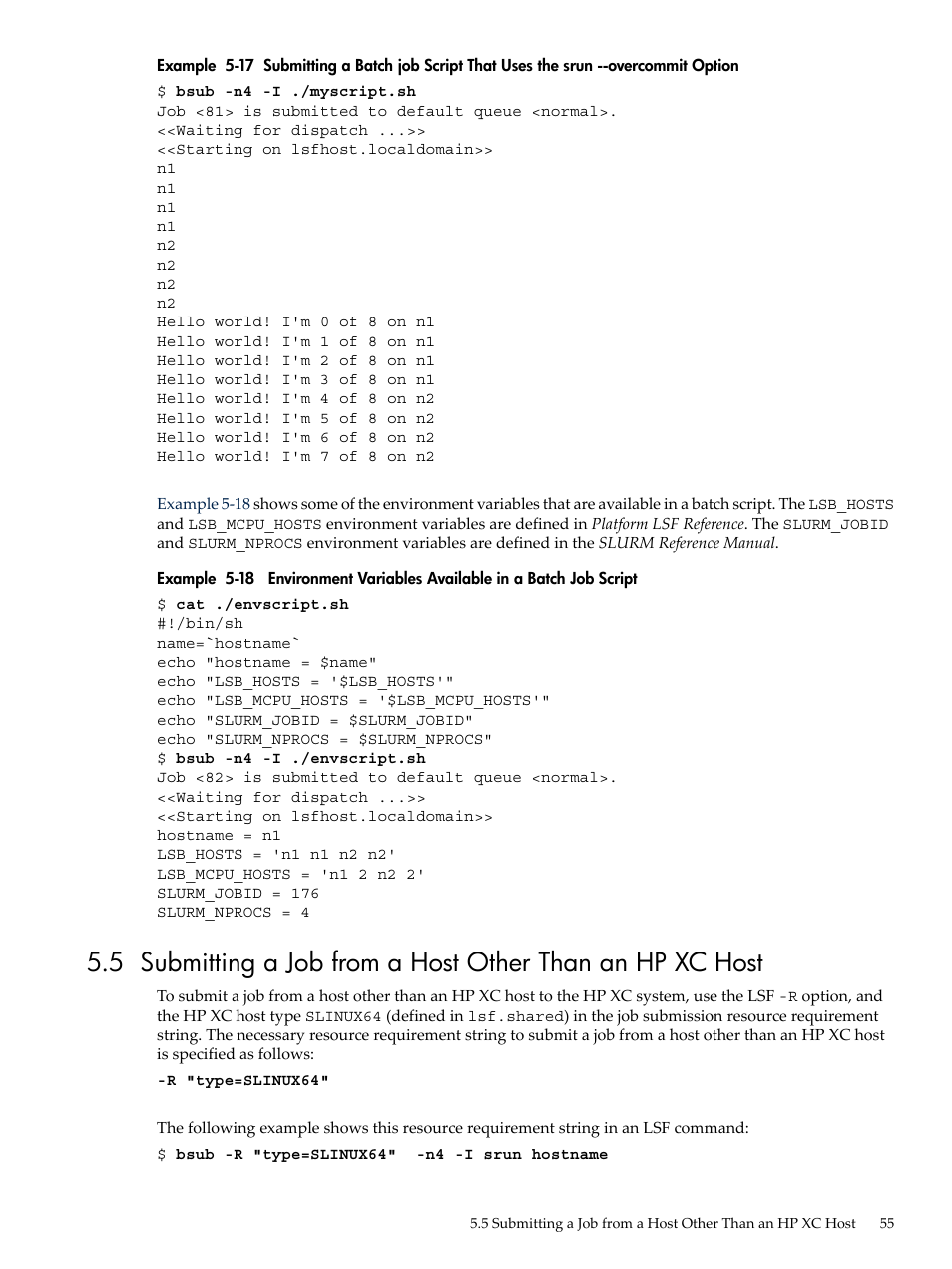 HP XC System 3.x Software User Manual | Page 55 / 133