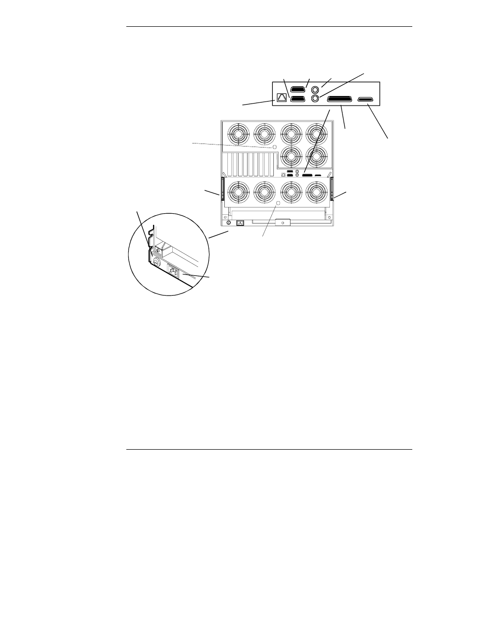 Rear panel controls, ports, and indicators | HP Netserver L Server series User Manual | Page 16 / 147