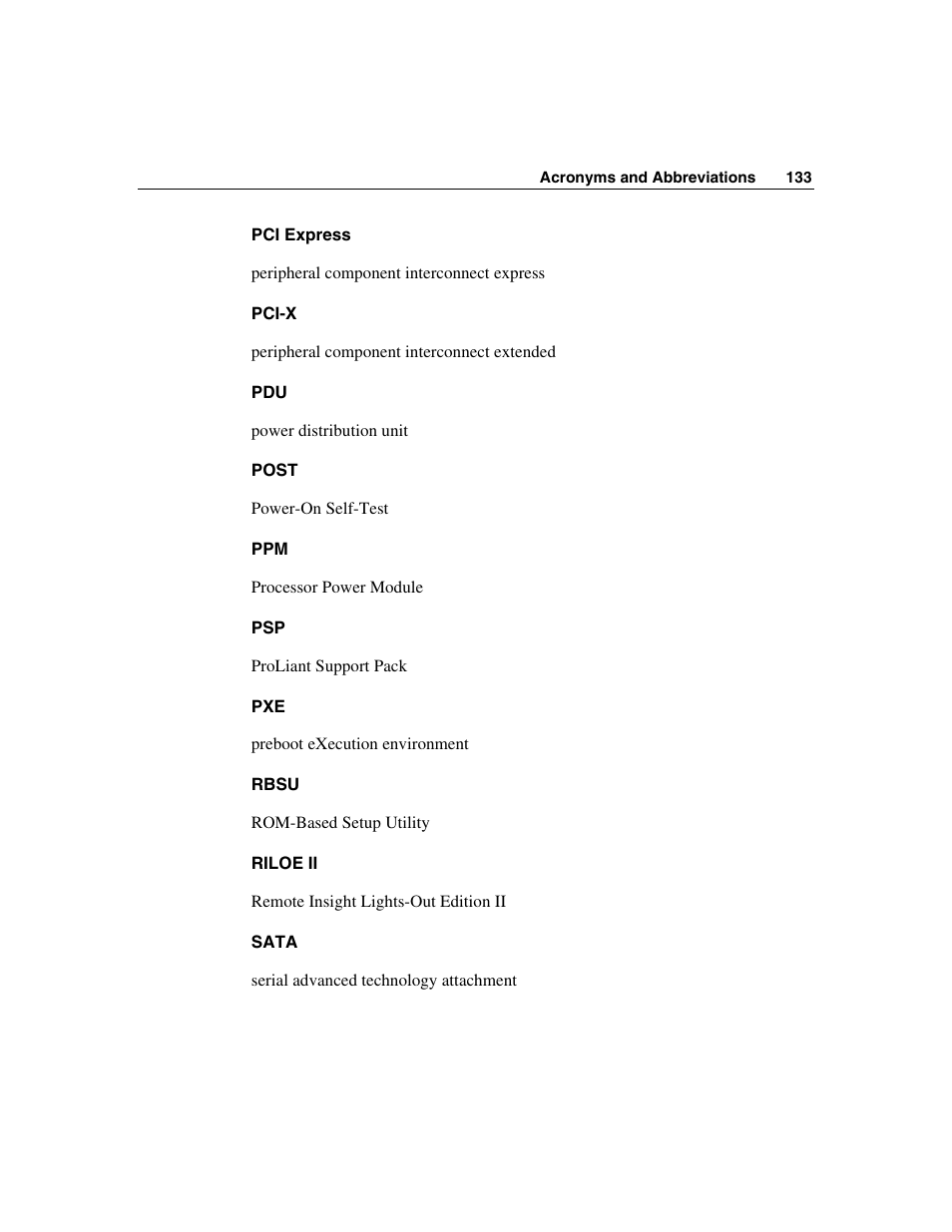 HP ProLiant DL360 G4p Server User Manual | Page 133 / 140