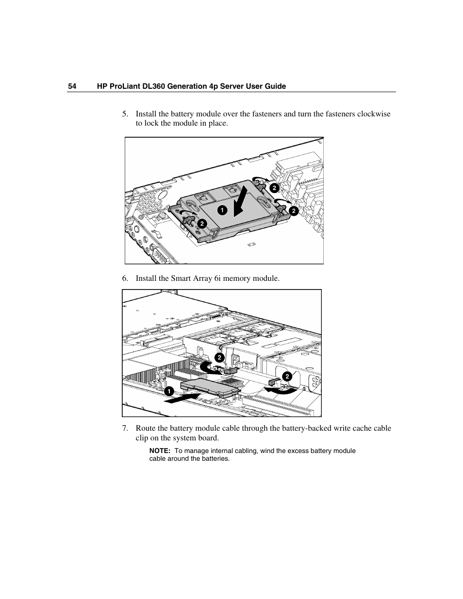 HP ProLiant DL360 G4p Server User Manual | Page 54 / 140