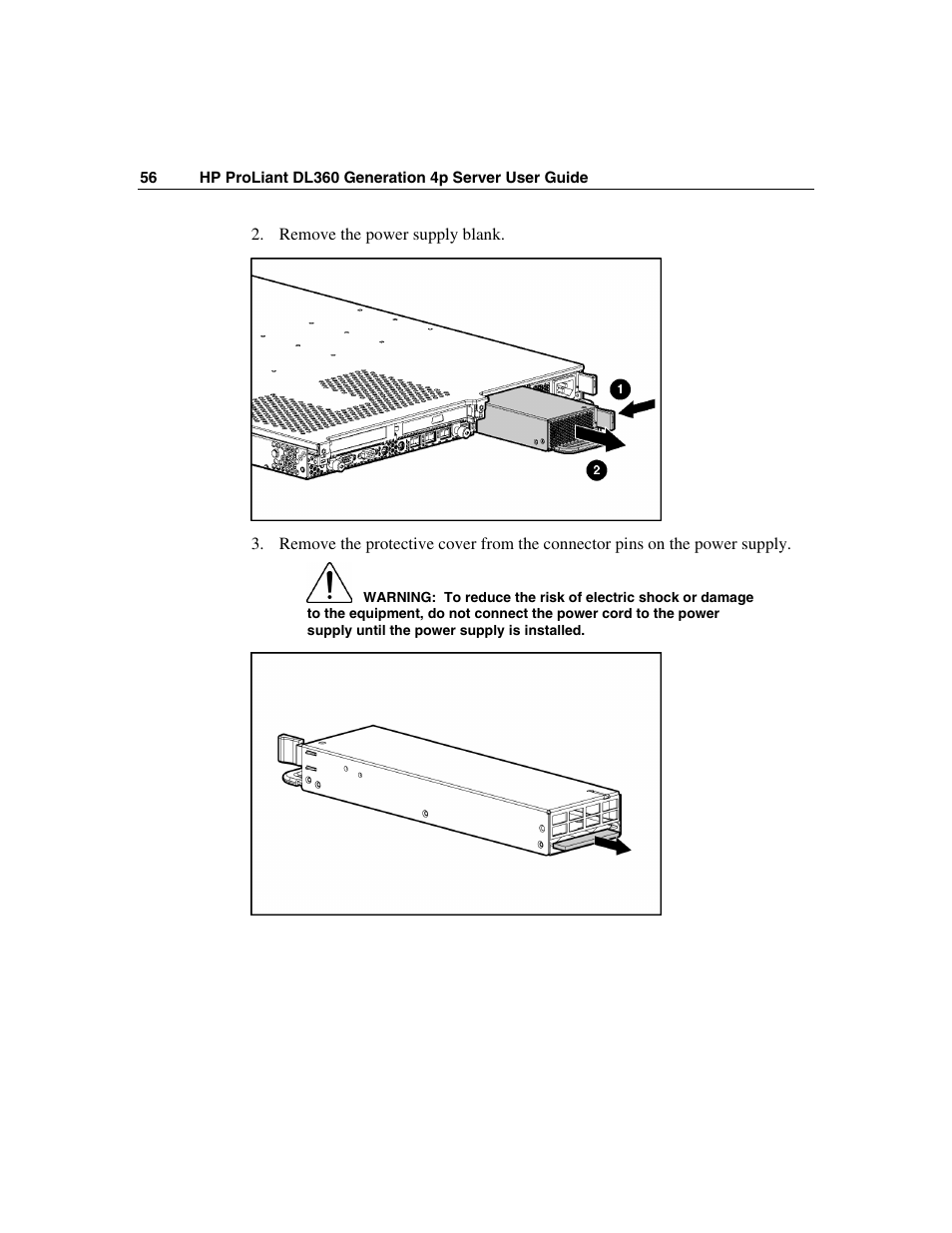 HP ProLiant DL360 G4p Server User Manual | Page 56 / 140