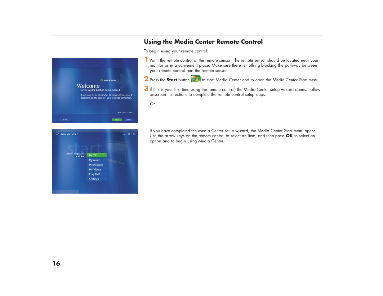 HP Media Center m270 Desktop PC User Manual | Page 20 / 86