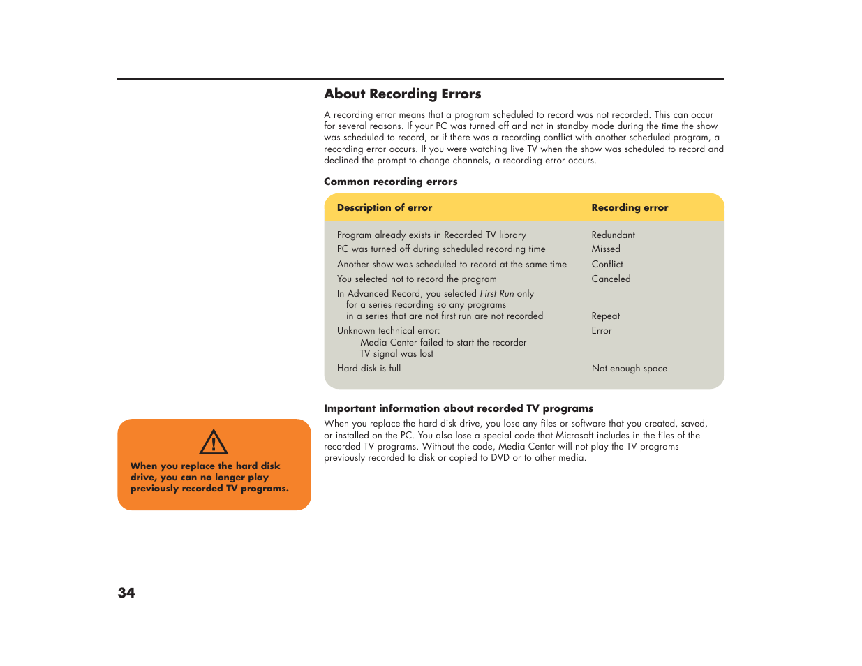 HP Media Center m270 Desktop PC User Manual | Page 38 / 86