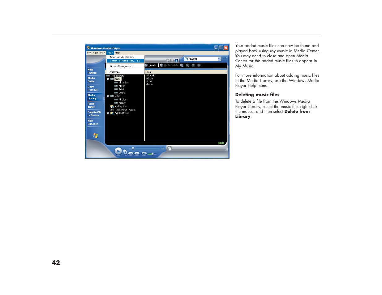 HP Media Center m270 Desktop PC User Manual | Page 46 / 86