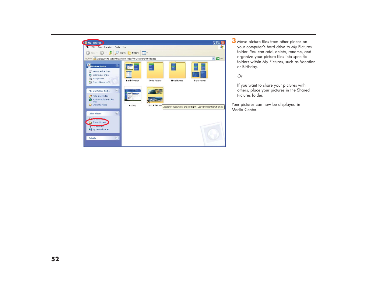 HP Media Center m270 Desktop PC User Manual | Page 56 / 86