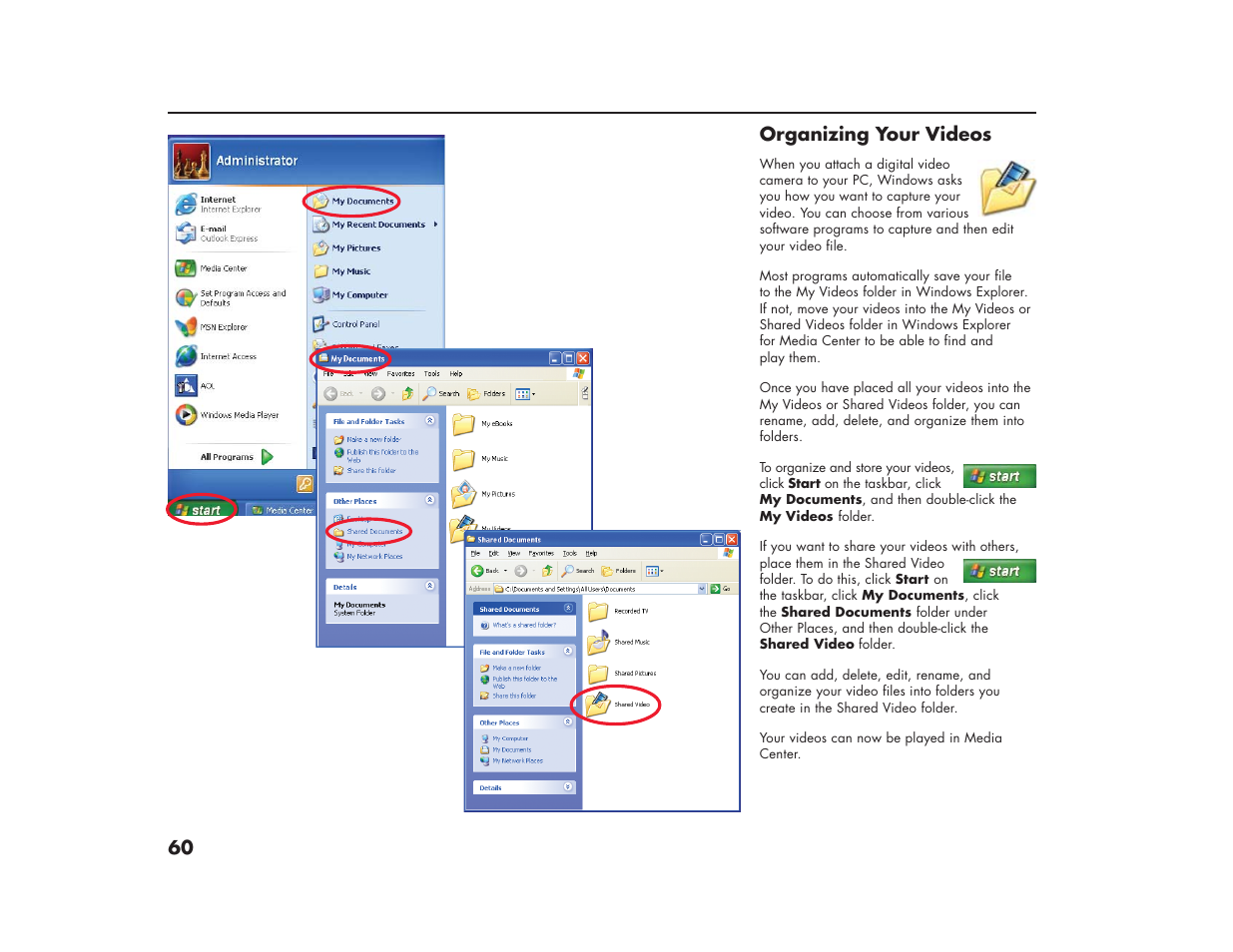 HP Media Center m270 Desktop PC User Manual | Page 64 / 86
