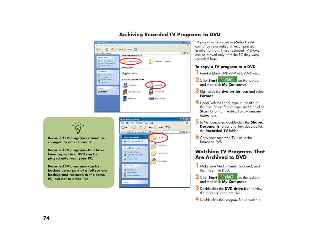 HP Media Center m270 Desktop PC User Manual | Page 78 / 86